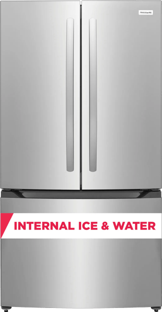 19.8 Cu. Ft. Counter-Depth French Door Refrigerator Stainless Steel-FRFG201LAV