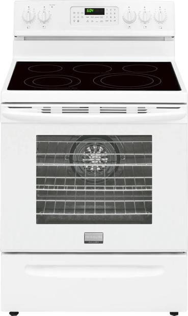30" Freestanding Electric Range White-CGEF3058RW