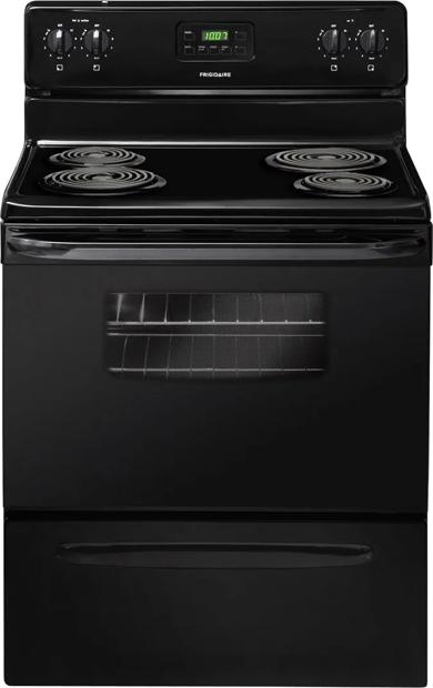 30" Freestanding Electric Range Black-CFEF3007LB