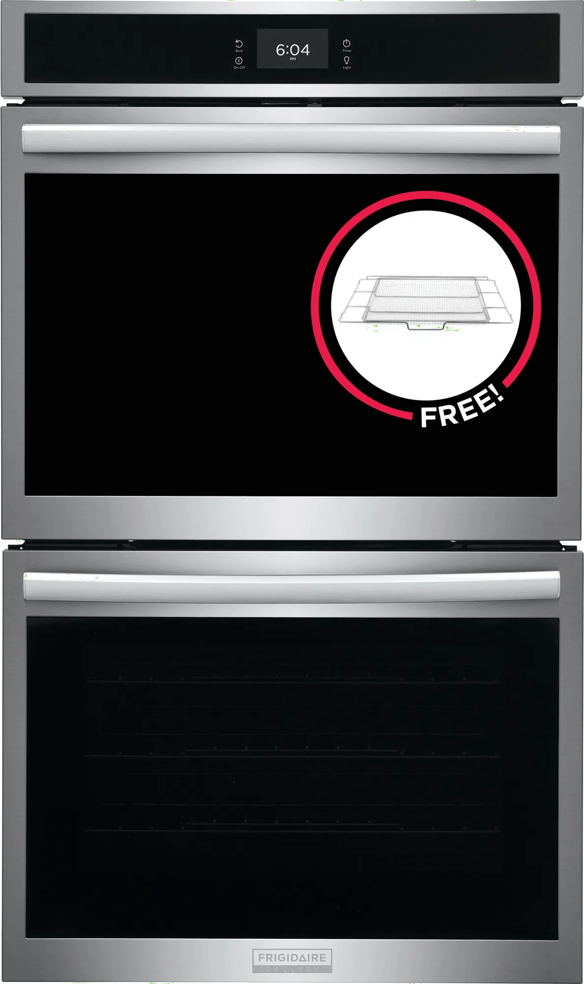 30" Double Electric Wall Oven with 15+ Ways To Cook, Includes Free Air Fry Tray