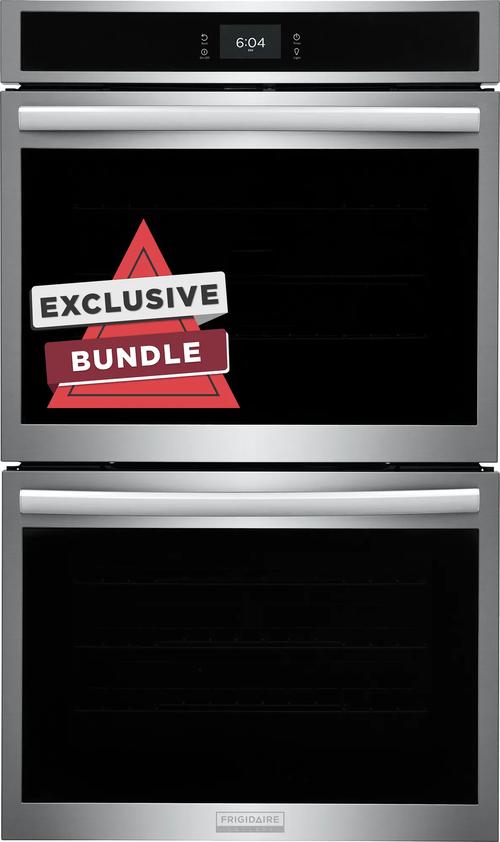 30" Double Electric Wall Oven with 15+ Ways To Cook, Includes Free Air Fry Tray