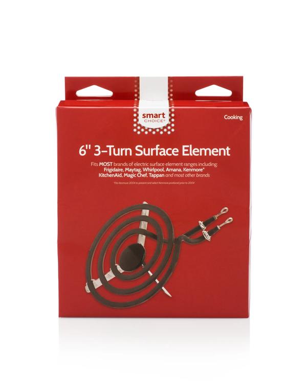 6" 3-Turn Surface Element, Fits Most