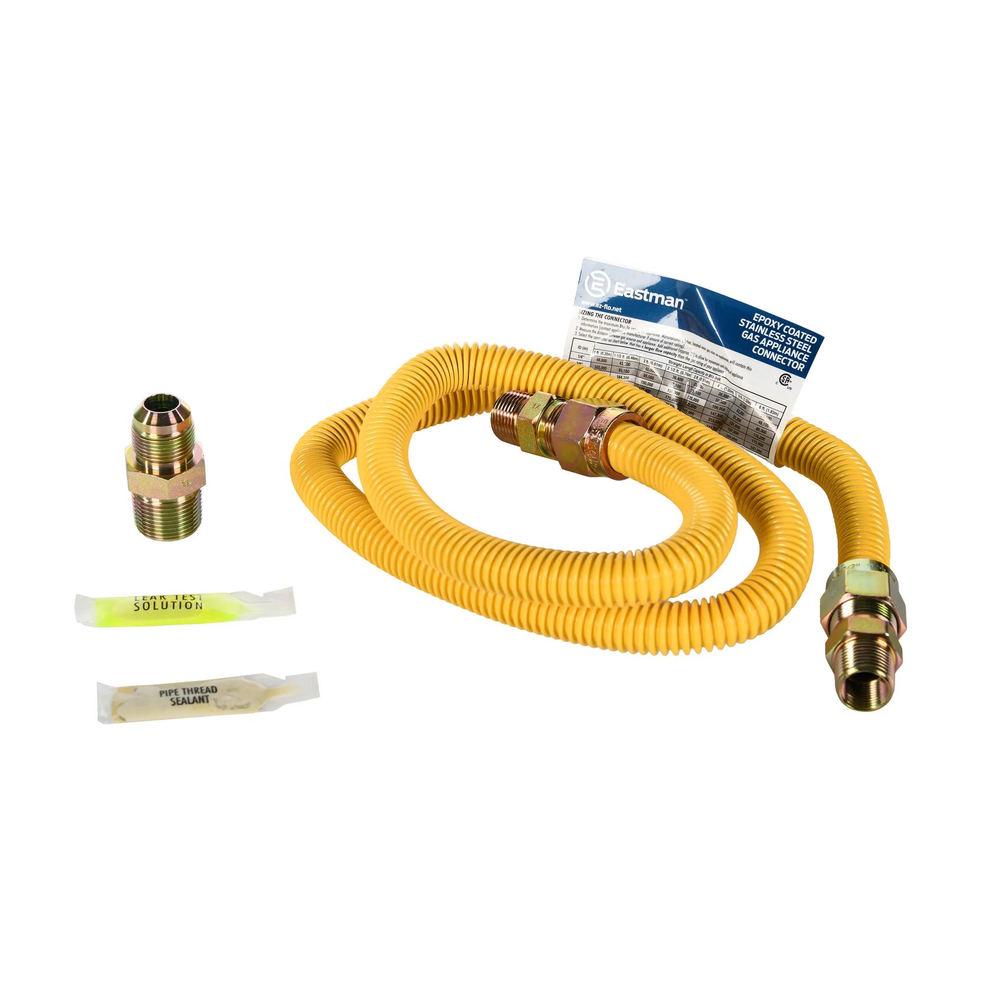 4' x 5/8" Coated Flexible Gas Connector Kit - 5304507914