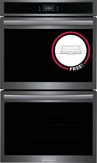 30" Double Electric Wall Oven with 15+ Ways To Cook, Includes Free Air Fry Tray