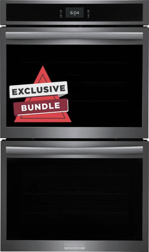 30" Double Electric Wall Oven with 15+ Ways To Cook, Includes Free Air Fry Tray