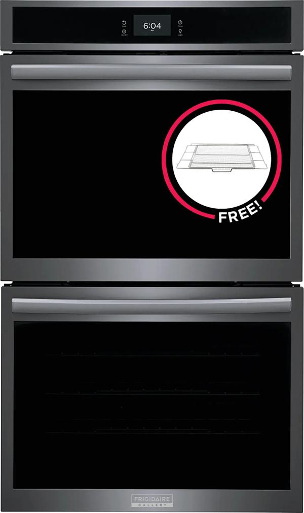 30" Double Electric Wall Oven with 15+ Ways To Cook, Includes Free Air Fry Tray