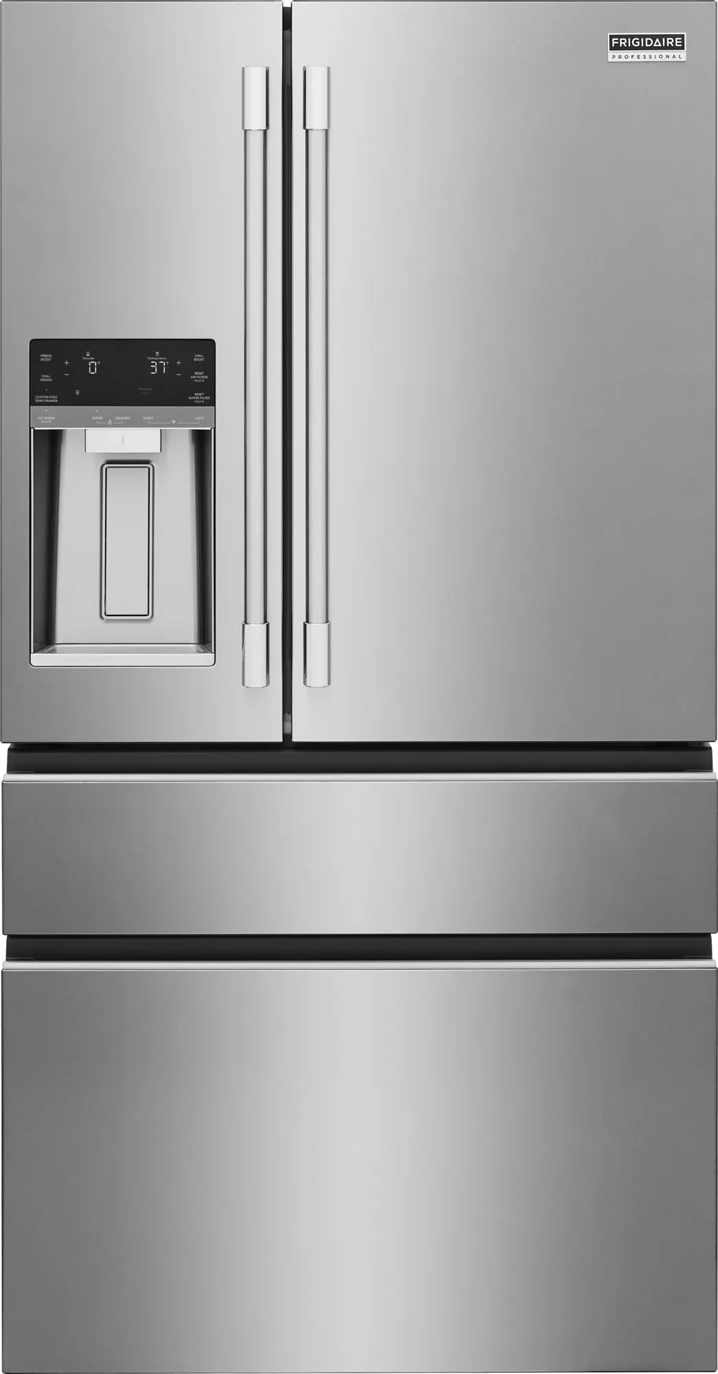 21 Cu. Ft. Counter-Depth 4-Door French Door Refrigerator