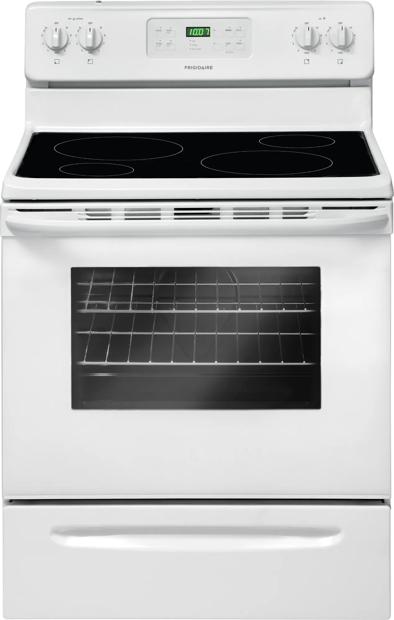 30" Freestanding Electric Range White-CFEF3014TW