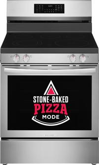 30" Electric Range with Stone-Baked Pizza 