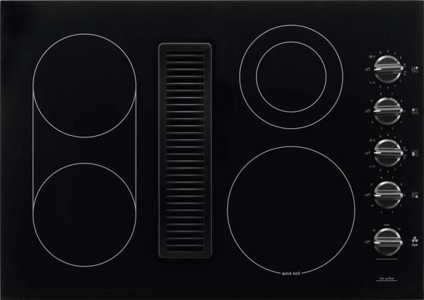 30" Electric Downdraft Cooktop