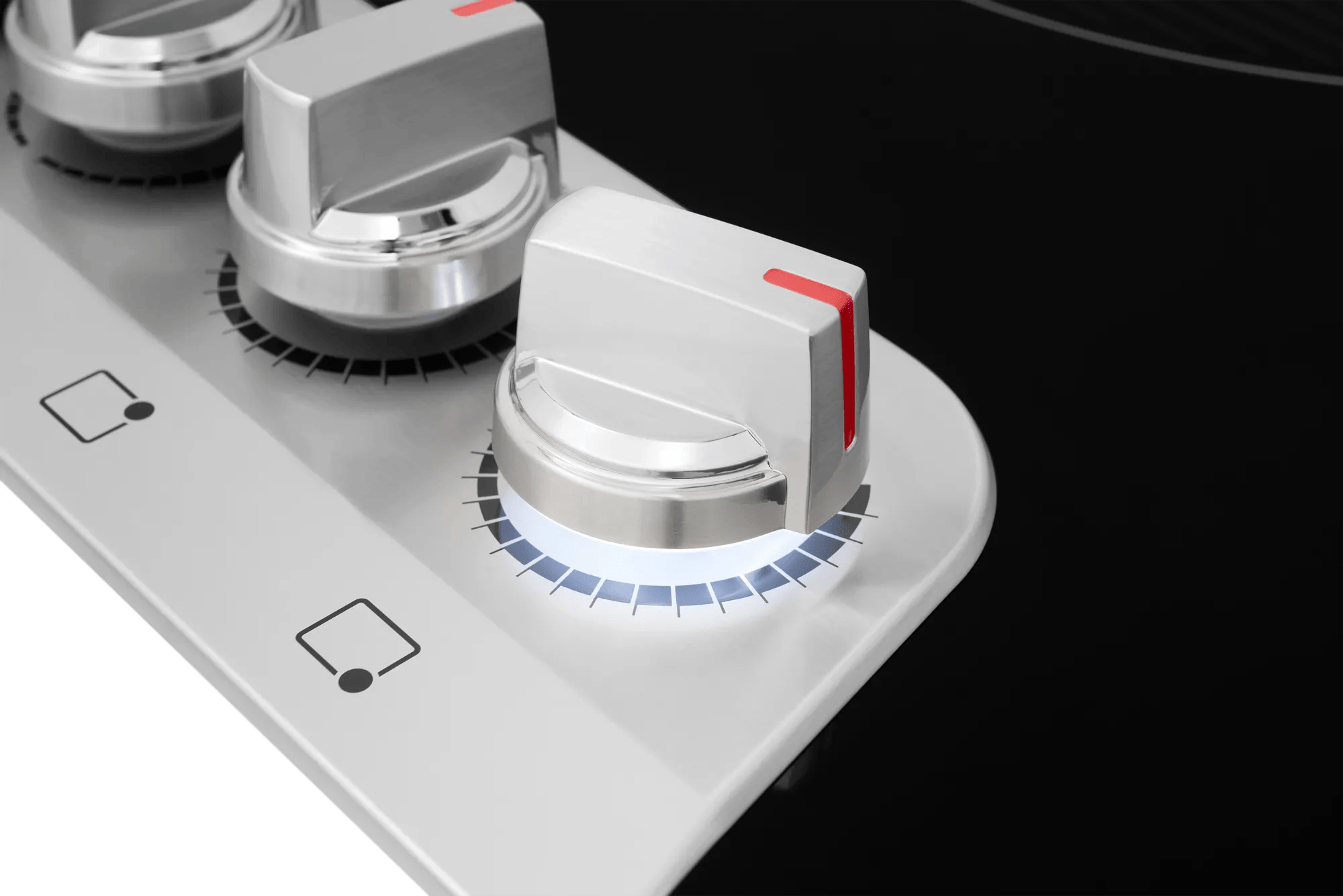 Backlit LED Knobs