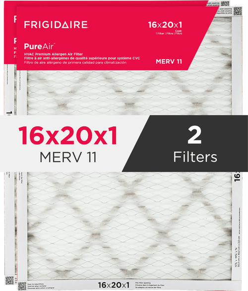 PureAir®   16" x 20" x 1" MERV 11 Premium Allergen Air Filter - 2 Pack
