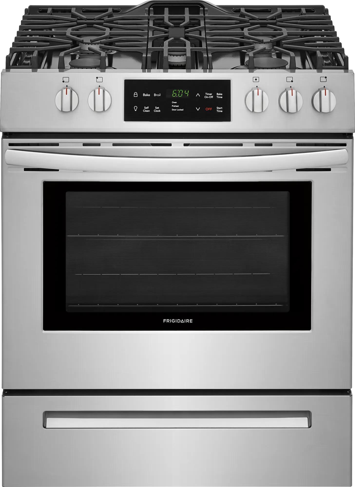 30" Front Control Freestanding Gas Range