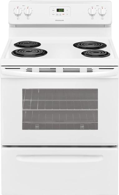 30" Electric Range White-CFEF3012TW