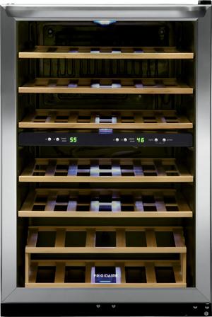 45 Bottle Two-Zone Wine Cooler