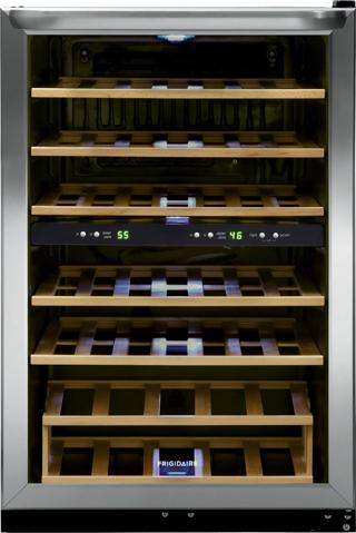 45 Bottle Two-Zone Wine Cooler