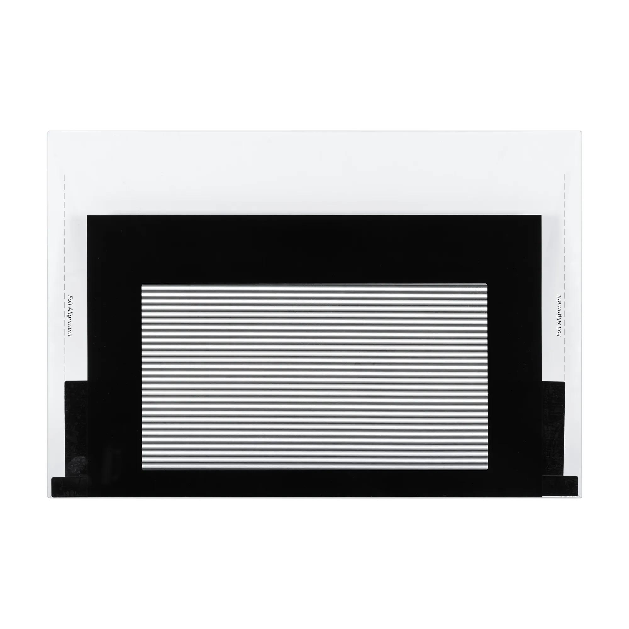 316452758 Oven Door Glass Assembly Black Replacement - 5304540833