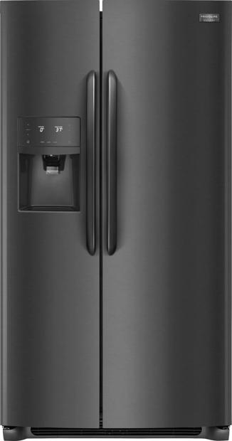 22.2 Cu. Ft. Counter-Depth Side-by-Side Refrigerator Black Stainless Steel-LGHK2336TD