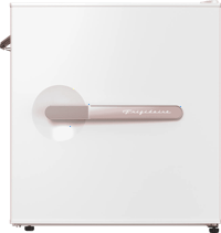 1.6 Cu. Ft. Retro Compact Refrigerator with Built-In Side Bottle Opener - White