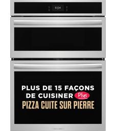 Frigidaire Gallery Four électrique mural de 30 pouces avec micro-ondes et pizza cuite sur pierre