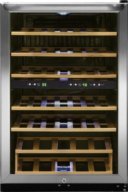 38 Bottle Two-Zone Wine Cooler Stainless Steel-FFWC38C2QS