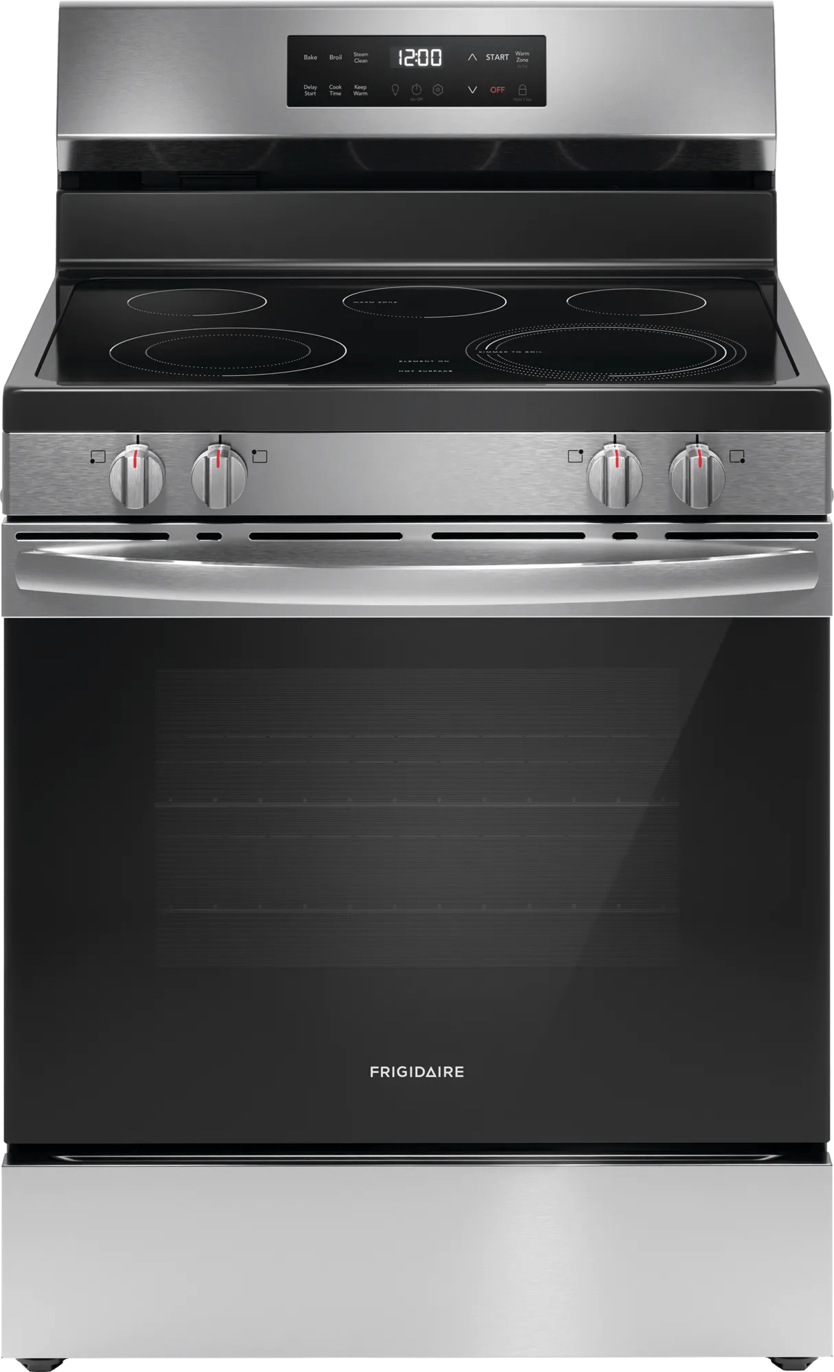 30" Electric Range with Steam Clean