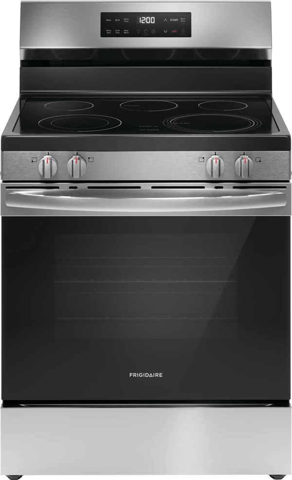 30" Electric Range with Steam Clean