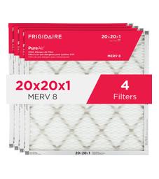 Frigidaire PureAir®   20'' x 20'' x 1'' MERV 8 Allergen Air Filter - 4 Pack