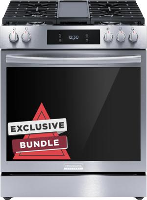 30” Gas Range with 15+ Ways to Cook, Includes Free Air Fry Tray