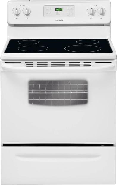30" Freestanding Electric Range White-CFEF3012LW