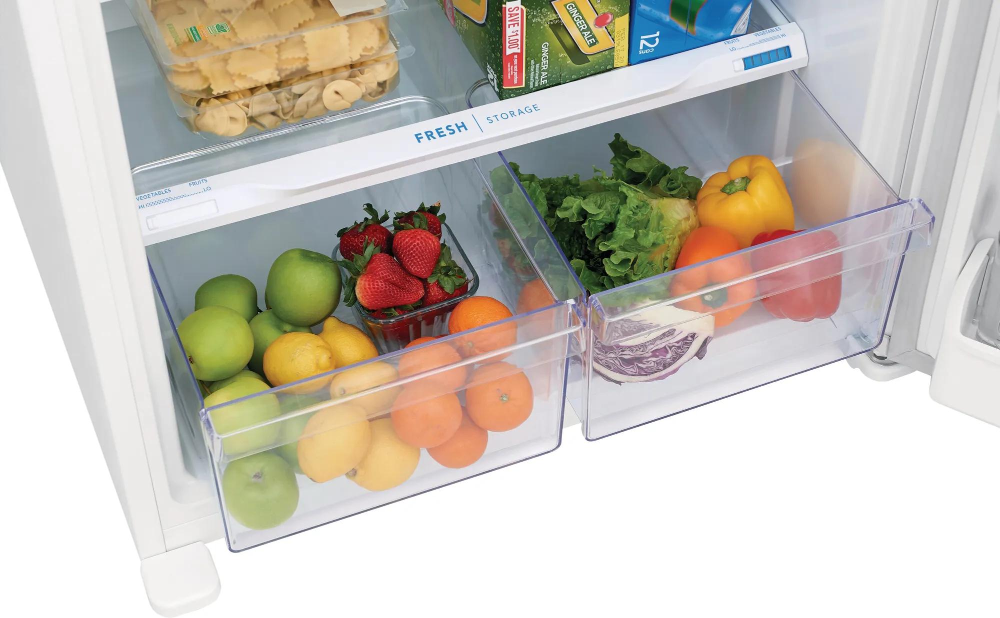 18 Cu. Ft. Garage Ready Top Freezer Refrigerator White-FFHT1814WW