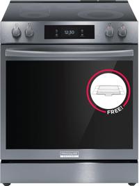 30” Electric Range with 15+ Ways to Cook, Includes Free Air Fry Tray