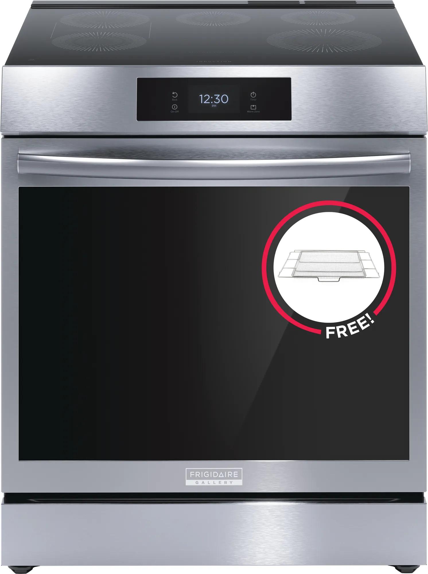 30” Induction Range with 15+ Ways to Cook, Includes Free Air Fry Tray