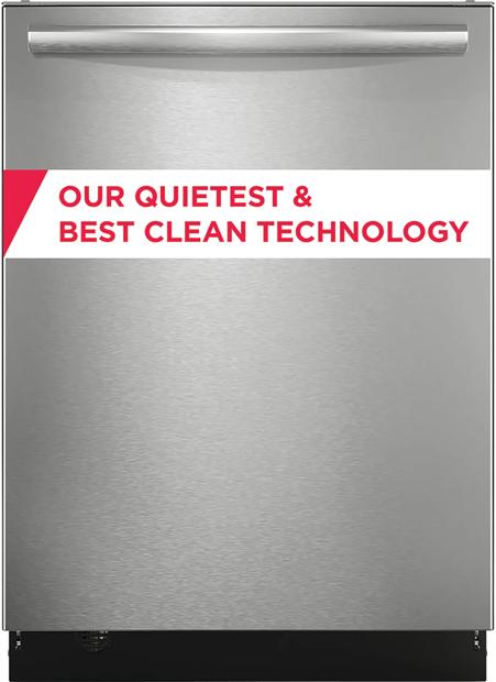 24" Stainless Steel Tub Built-In Dishwasher with CleanBoost™ Stainless Steel-GDSH4715AF
