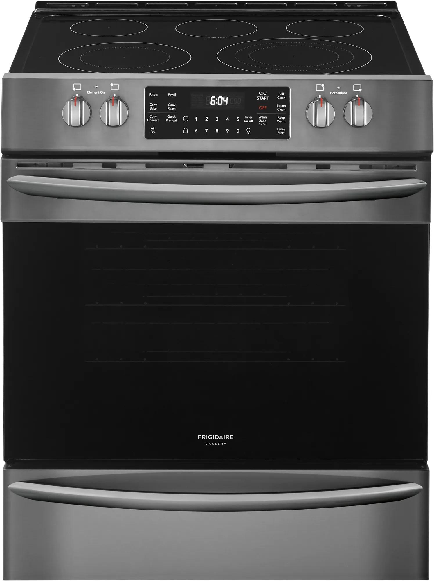 30" Front Control Electric Range with Air Fry