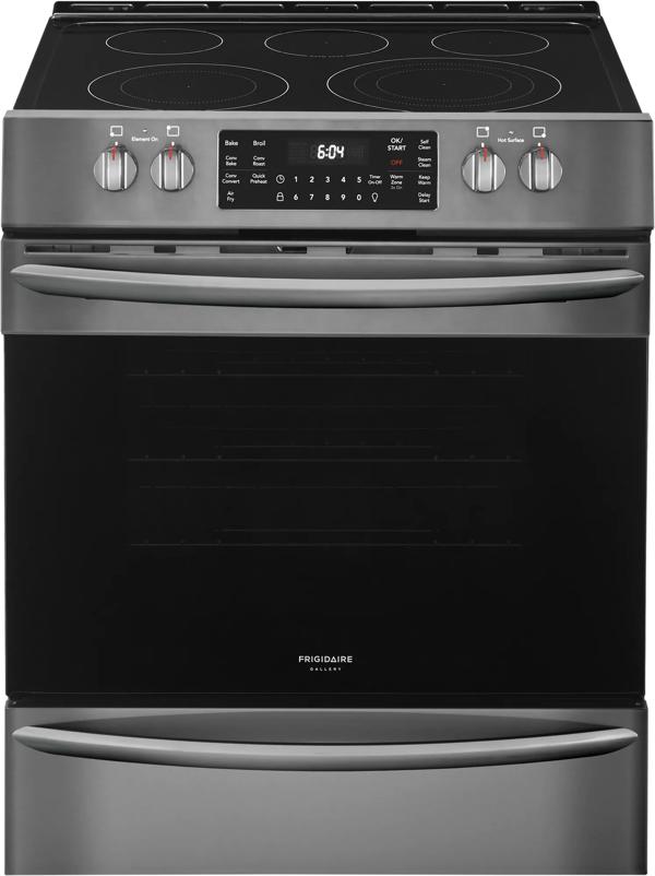 30" Front Control Electric Range with Air Fry