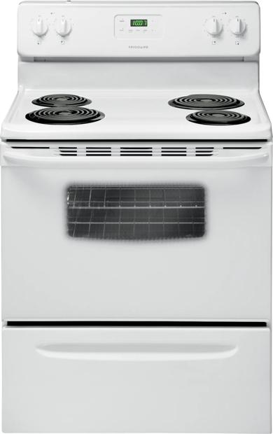 30" Freestanding Electric Range White-CFEF3012PW