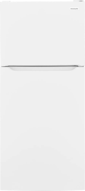 18 pi cu. Réfrigérateur à congélateur supérieur Prêt pour le garage Blanc-FFHT1814YW