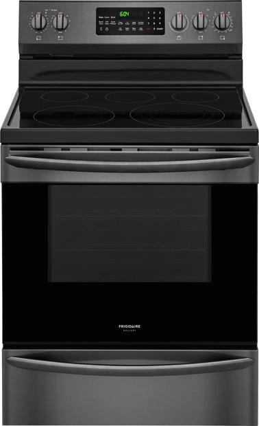 30" Electric Range Black Stainless Steel-LGEF3046TD