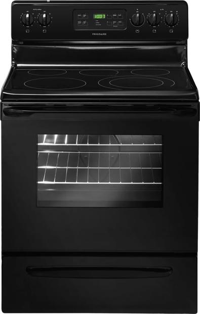 30" Freestanding Electric Range Black-CFEF3020LB