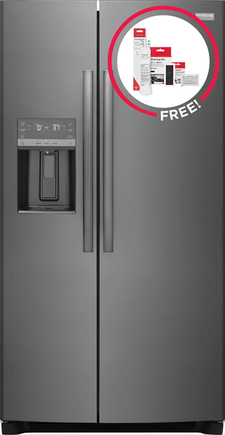 26 Cu. Ft. 36" Standard-Depth Side-by-Side Refrigerator with Free Additional Filter Kit - GRSS2652AD-C1