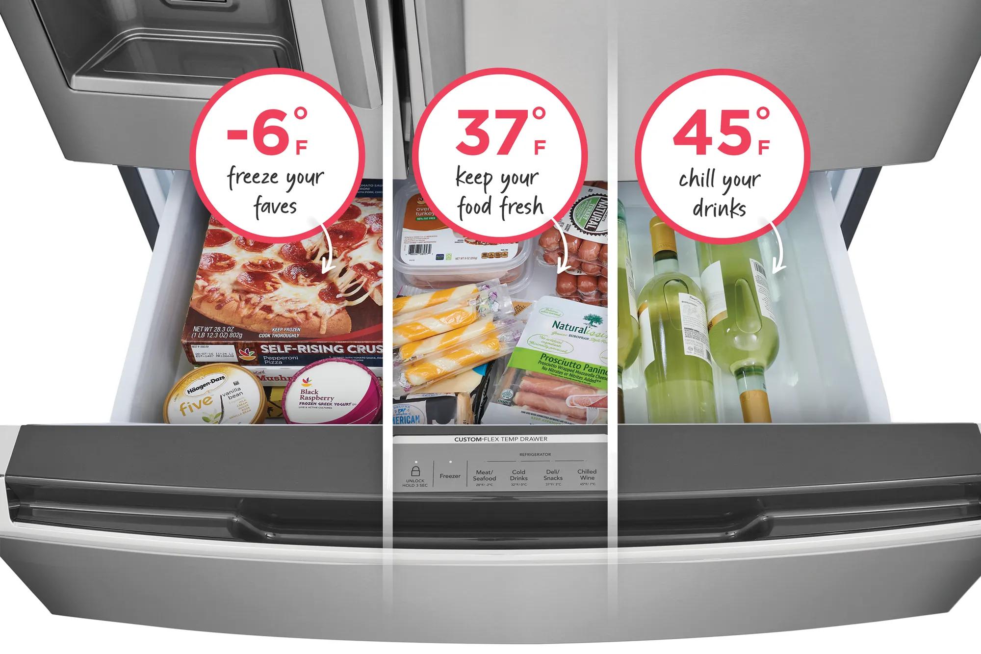 Frigidaire Gallery GRMS2773AF 26 Cu. Ft. French Door Refrigerator on Fridge.com