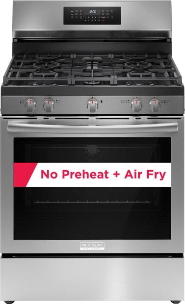30" Rear Control Gas Range with Air Fry - GCRG3059BF