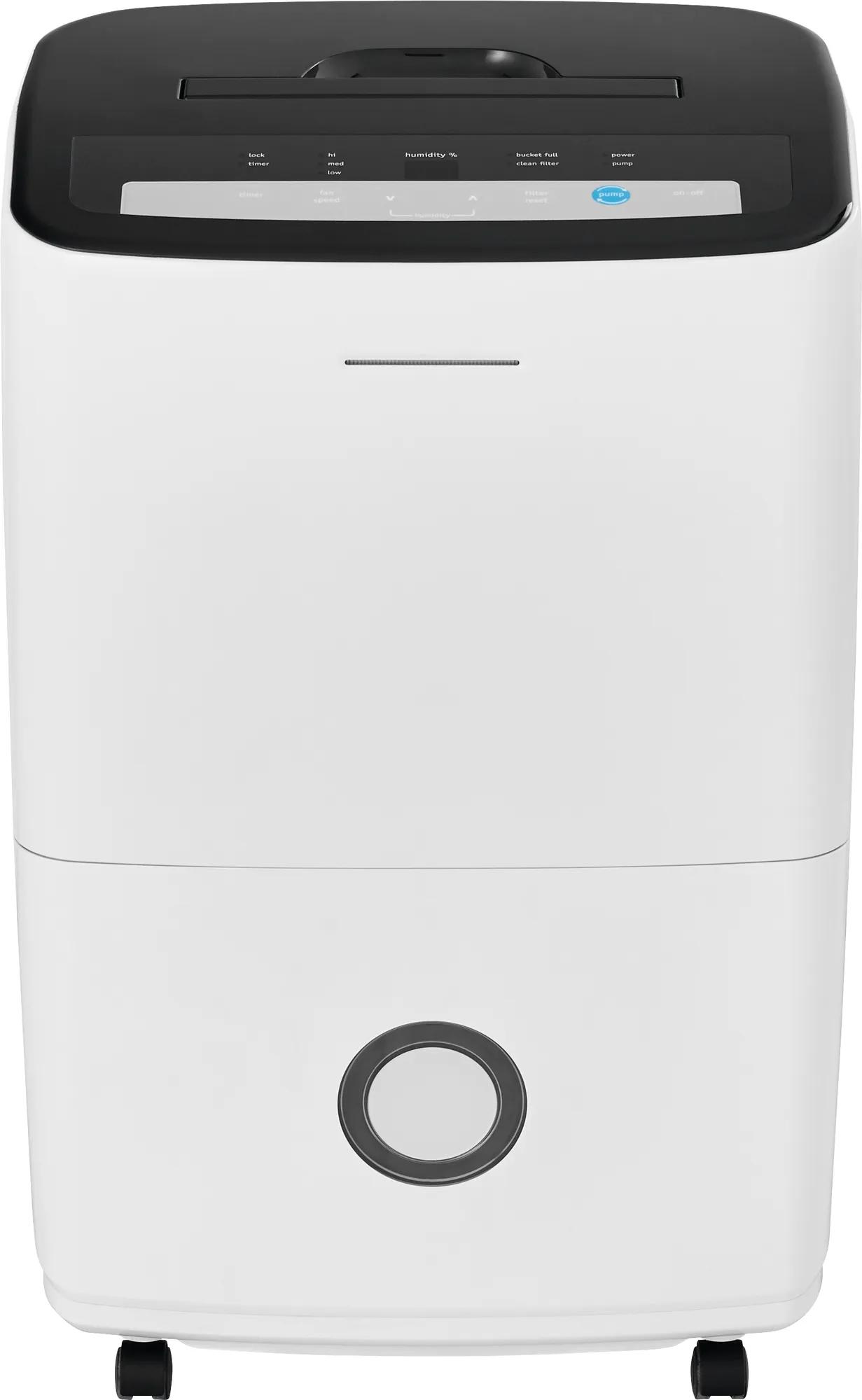 Large Room 70 Pint Capacity Dehumidifier with Pump