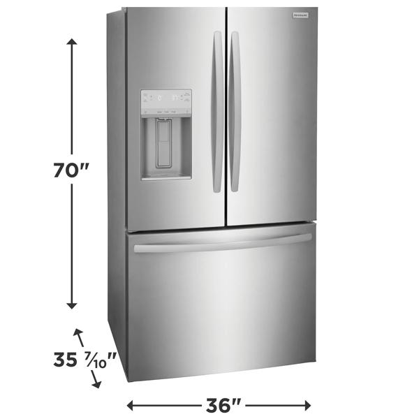 Frigidaire FRFS282LAF 28 Cu. Ft. French Door Refrigerator on Fridge.com
