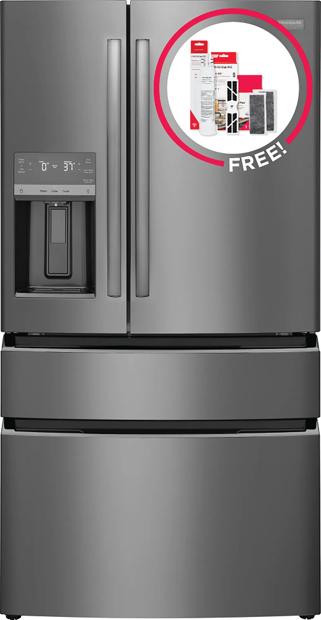 22 Cu. Ft. Counter-Depth 4-Door French Door Refrigerator with Free Additional Filter Kit - GRMC2273CD-C1