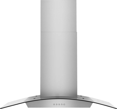 36" Glass Canopy Hood