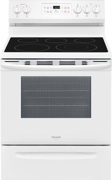 30" Electric Range White-CGEF3036UW