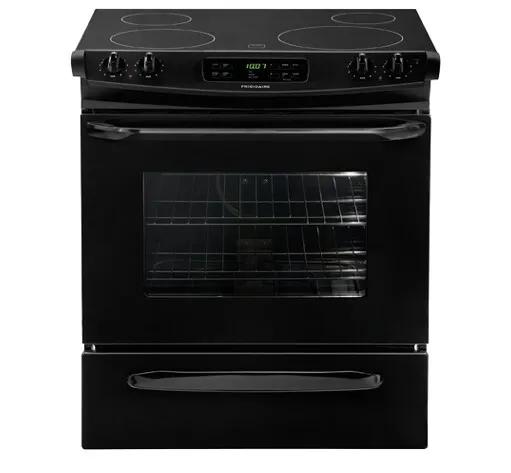 30" Slide-In Electric Range Black-CFES3025LB