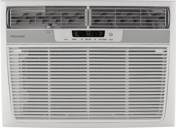 18,500 BTU Window-Mounted Room Air Conditioner with Supplemental Heat